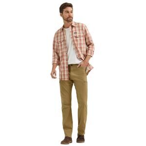 Wrangler Outdoor Mens Pants Khaki 42 X 30 Nylon Spandex Active Fishing Gorpcore